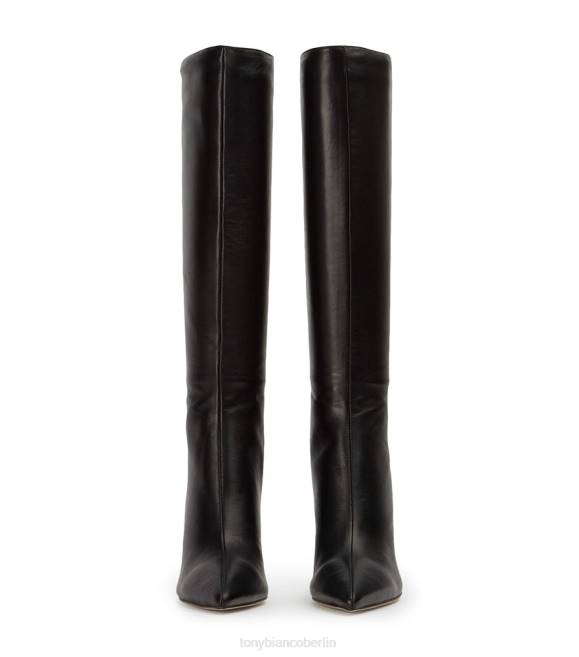 kniehohe Stiefel| de Tony Bianco Frauen Kalbslederstiefel von Kortez schwarzes Venedig 4624441